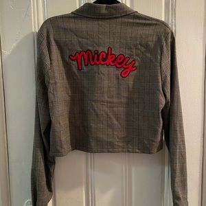 Disney x Forever 21 Mickey Mouse Cropped Blazer